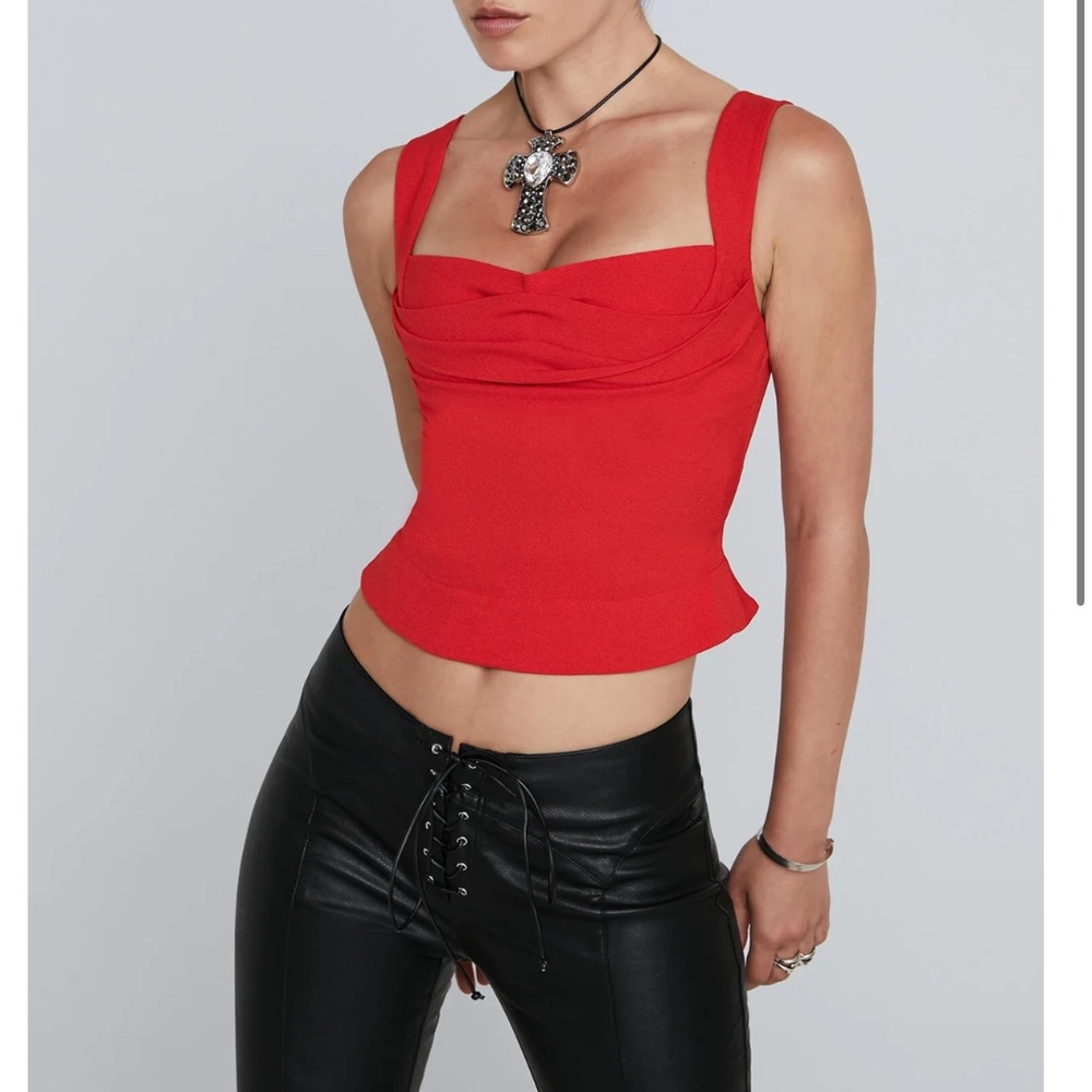 Miaou Imogene corset red